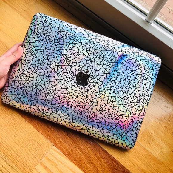 holographic macbook pro case